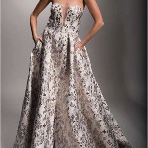 Nicole Bakti Strapless Dress